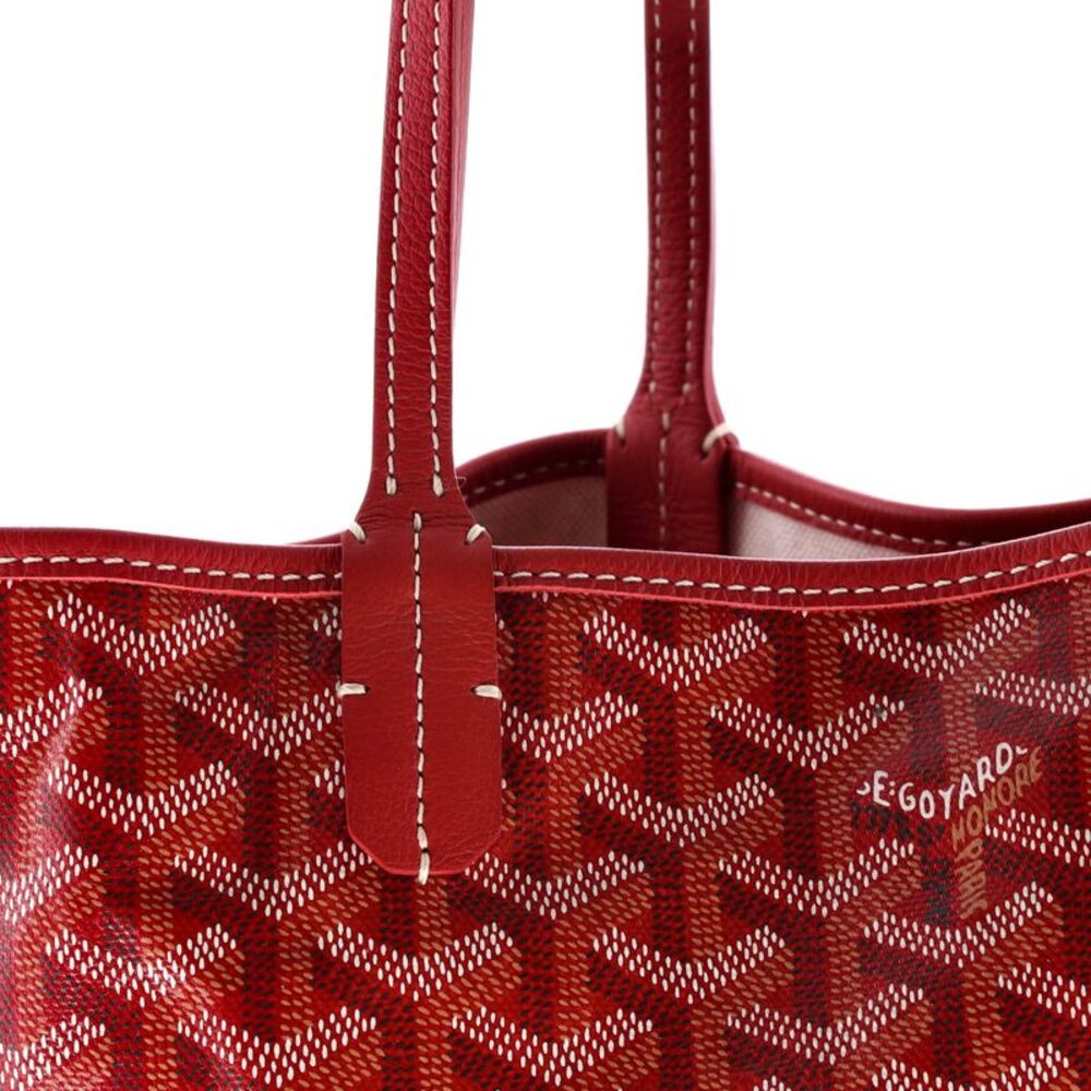 Goyard Saint Louis Tote Coated Canvas PM Red - Picture 7 of 9